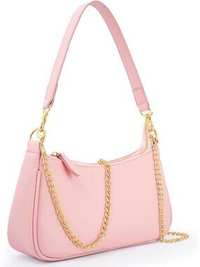Women's Pink premium PU leather comfortable elegance Shoulder Handbag